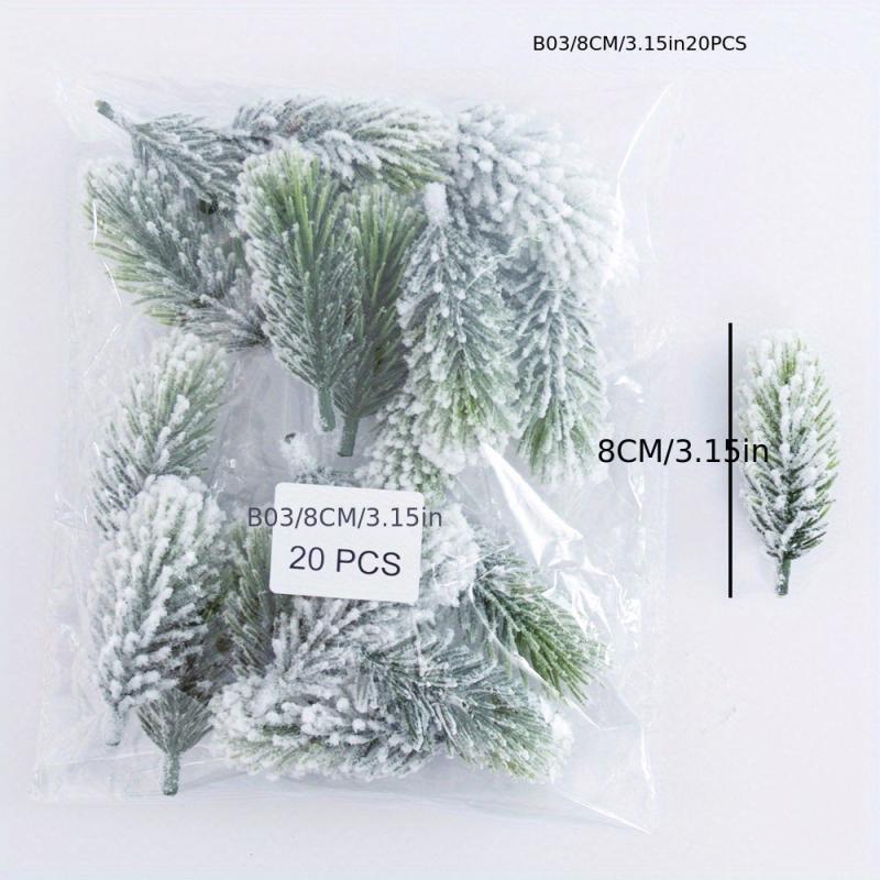 Flocked Plants Branches for Wedding Home Party Decor DIY Christmas Tree