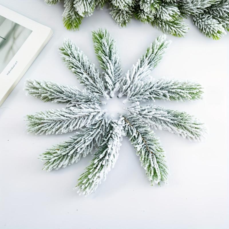 Flocked Plants Branches for Wedding Home Party Decor DIY Christmas Tree