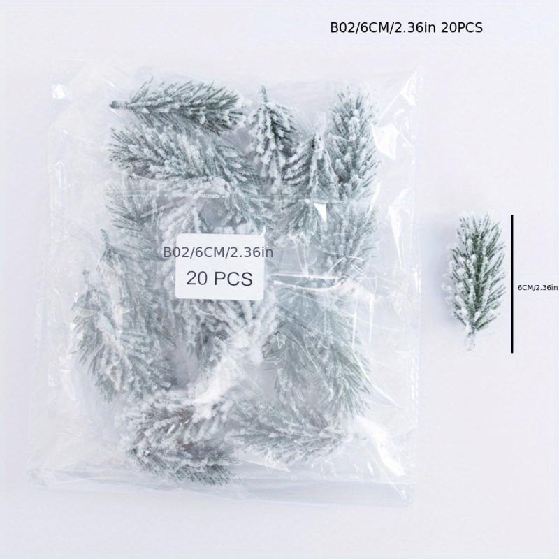 Flocked Plants Branches for Wedding Home Party Decor DIY Christmas Tree