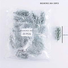 Flocked Plants Branches for Wedding Home Party Decor DIY Christmas Tree