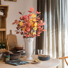 Artificial Eucalyptus Stems Fall Decorations With Fall Eucalyptus Leaves