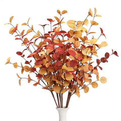 Artificial Eucalyptus Stems Fall Decorations With Fall Eucalyptus Leaves