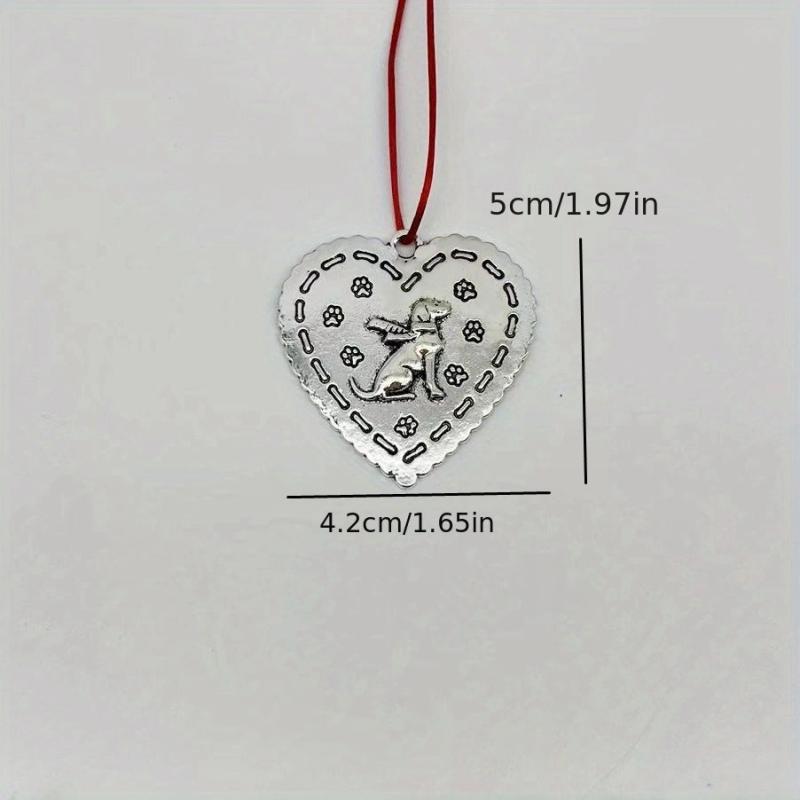 1pc Metal Christmas Tree Ornament Handcrafted Holiday Ornaments