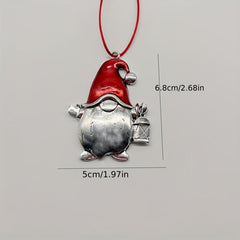 1pc Metal Christmas Tree Ornament Handcrafted Holiday Ornaments