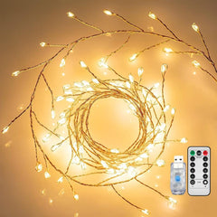 Fairy Lights Led Firecracker Lights 8 Twinkling Modes USB Remote With Timer