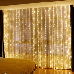 Curtain LED String Lights Christmas Decoration Remote Control