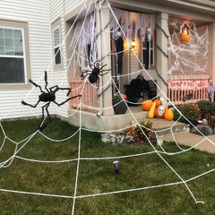 Halloween Giant Spider Soft Hairy Scary Spider For Outdoor & Indoor Decoration