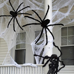 Halloween Giant Spider Soft Hairy Scary Spider For Outdoor & Indoor Decoration