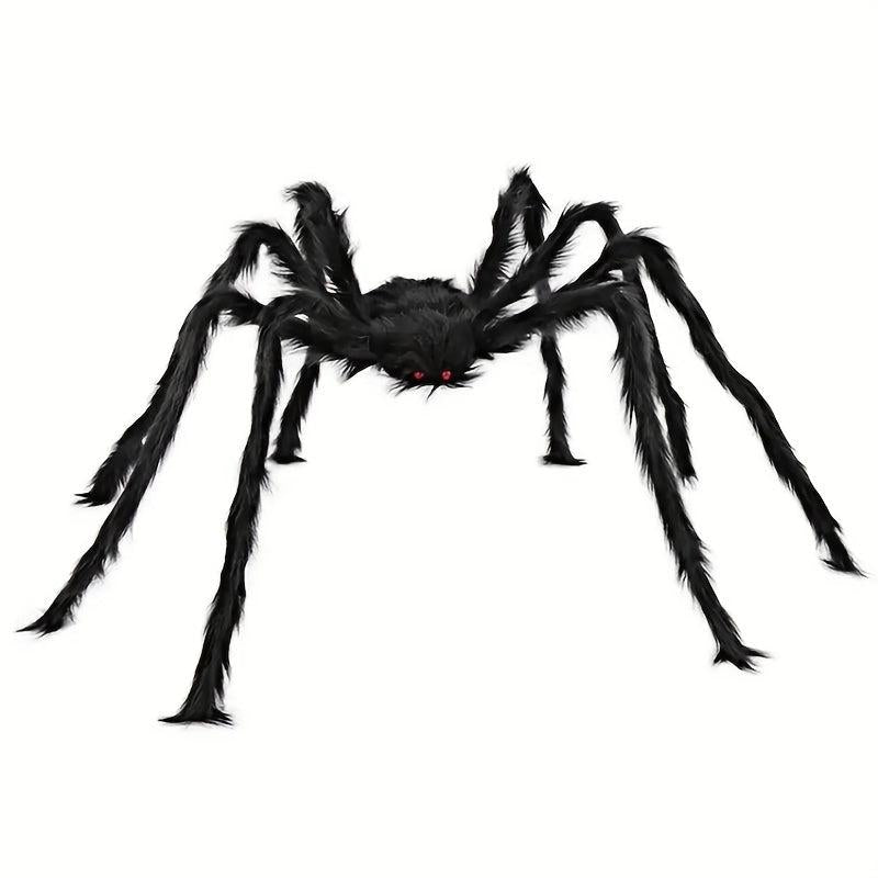 Halloween Giant Spider Soft Hairy Scary Spider For Outdoor & Indoor Decoration