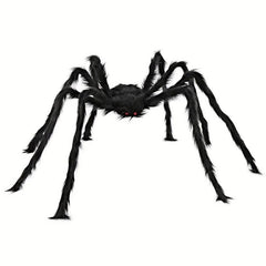 Halloween Giant Spider Soft Hairy Scary Spider For Outdoor & Indoor Decoration