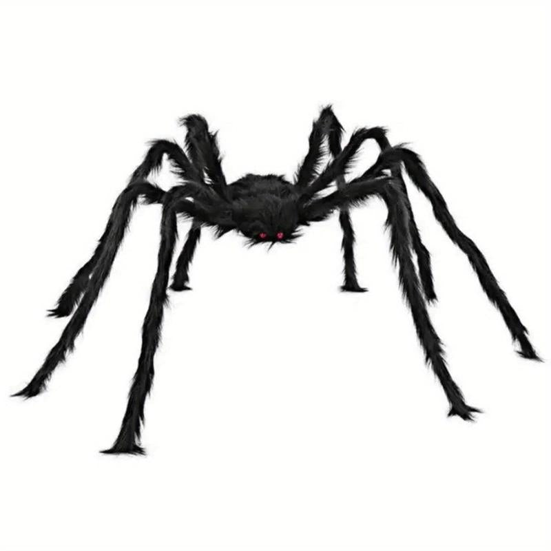 Halloween Giant Spider Soft Hairy Scary Spider For Outdoor & Indoor Decoration