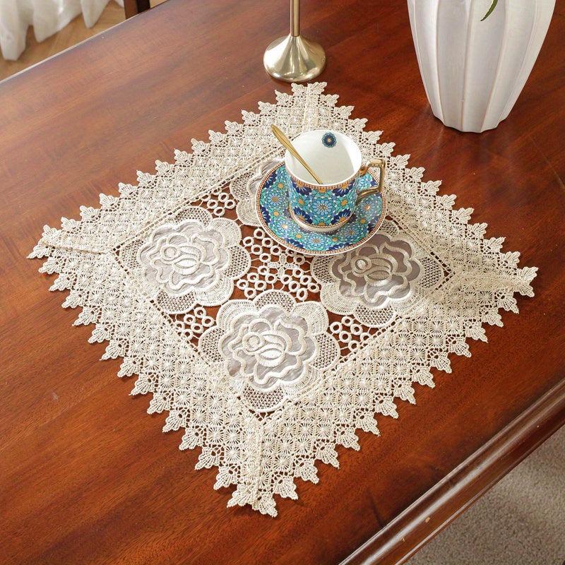 Water Soluble Polyester Organza Embroidery Lace for Home Decoration