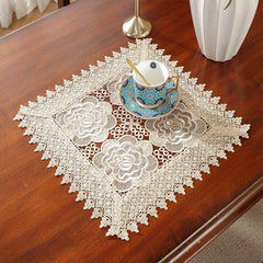 Water Soluble Polyester Organza Embroidery Lace for Home Decoration