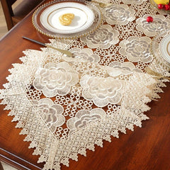 Water Soluble Polyester Organza Embroidery Lace for Home Decoration