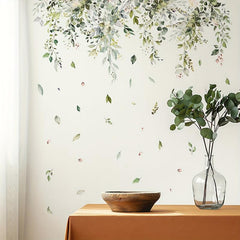 Plant Flowers Branches Self-adhesive Wall Sticker Room Decor