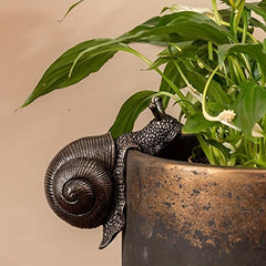 Snail Figure Plant Pot Hanger Decorative Ornament