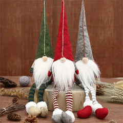 3pcs Swedish Gnome Christmas Plush Toy Shelf Sitters