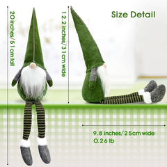 3pcs Swedish Gnome Christmas Plush Toy Shelf Sitters