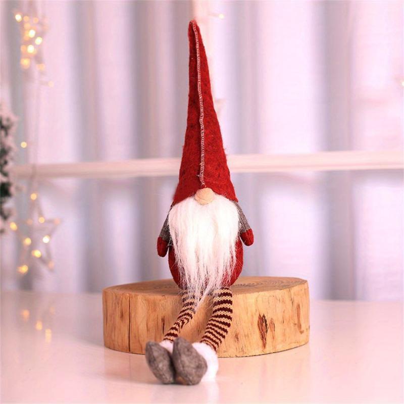 3pcs Swedish Gnome Christmas Plush Toy Shelf Sitters
