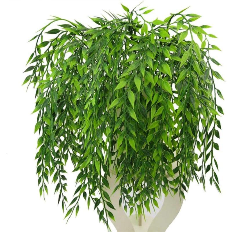 UV Resistant Artificial Weeping Willow Plant for Indoor and Outdoor Decor