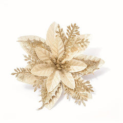 Christmas Simulation Powder 3D Flower Decor