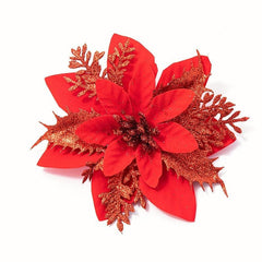 Christmas Simulation Powder 3D Flower Decor