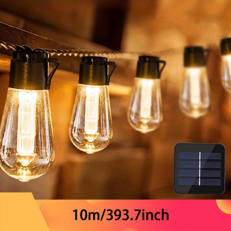 LED Solar String Light IP65 Waterproof Outdoor Christmas Decoration Bulb