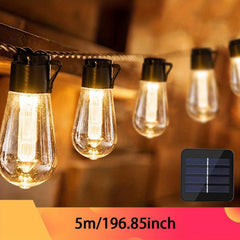 LED Solar String Light IP65 Waterproof Outdoor Christmas Decoration Bulb