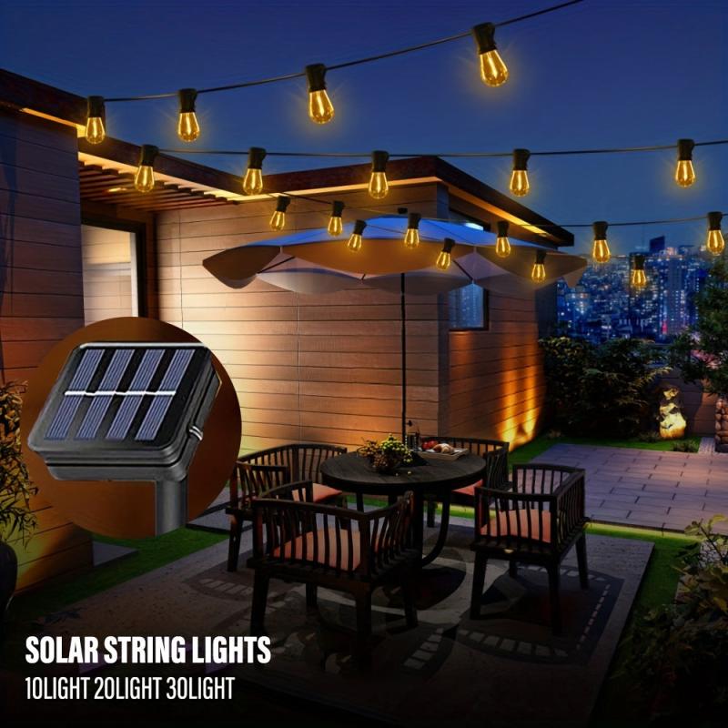 LED Solar String Light IP65 Waterproof Outdoor Christmas Decoration Bulb