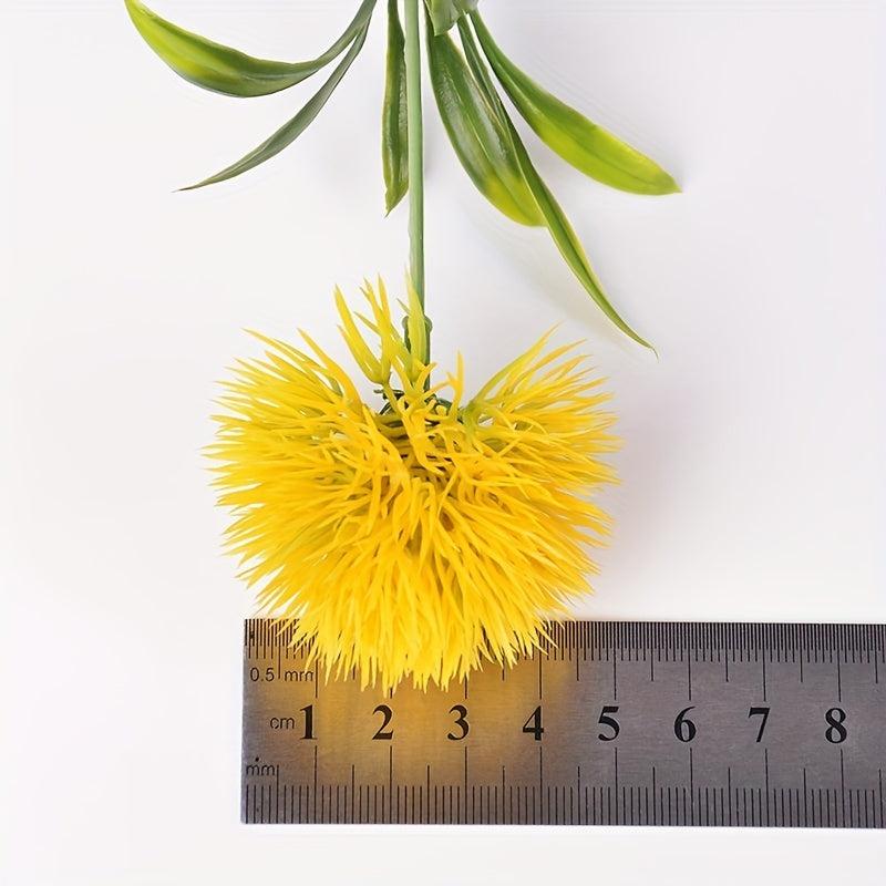 5pcs Realistic Chrysanthemum & Dandelion Plants for Home & Wedding
