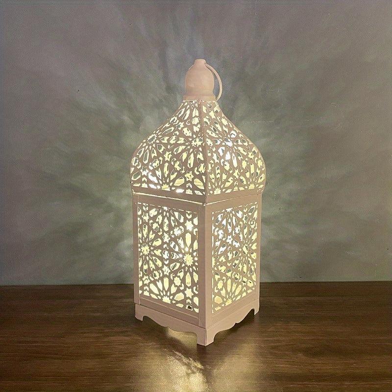 Moroccan Lantern LED Wind Light Retro Decor for Weddings