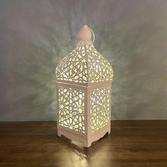 Moroccan Lantern LED Wind Light Retro Decor for Weddings