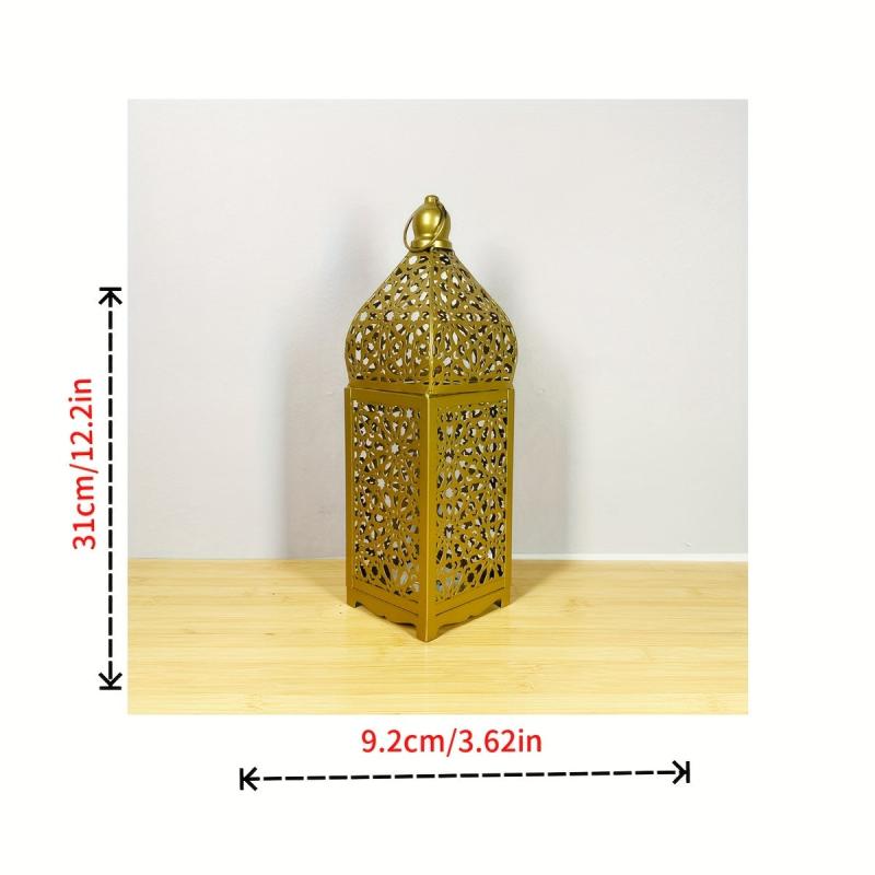 Moroccan Lantern LED Wind Light Retro Decor for Weddings