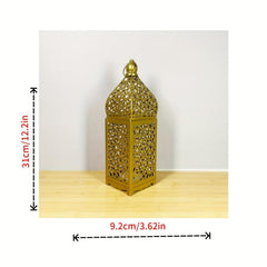 Moroccan Lantern LED Wind Light Retro Decor for Weddings