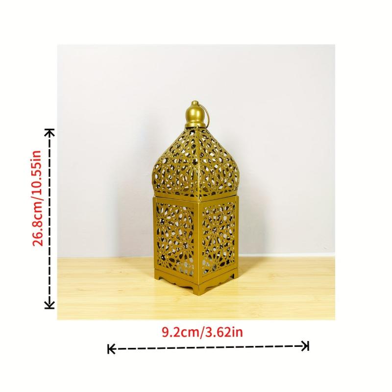 Moroccan Lantern LED Wind Light Retro Decor for Weddings