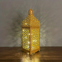 Moroccan Lantern LED Wind Light Retro Decor for Weddings