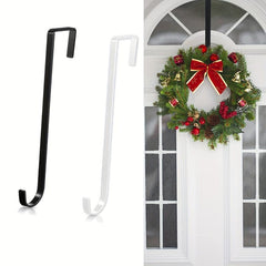Metal Wreath Hanger for Front Door - Ideal for Christmas & Easter
