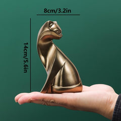 Bronze Cat Decor Scene Room Decoration