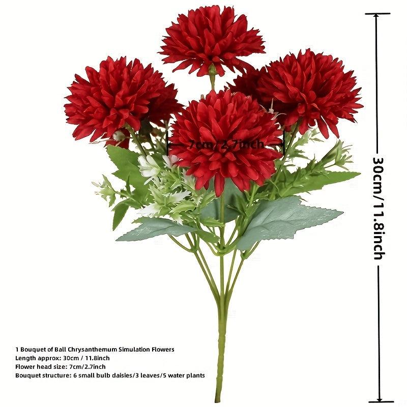 Chrysanthemum Ball Bouquet Flowers Bridal Wedding Bouque