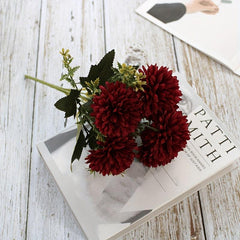 Chrysanthemum Ball Bouquet Flowers Bridal Wedding Bouque