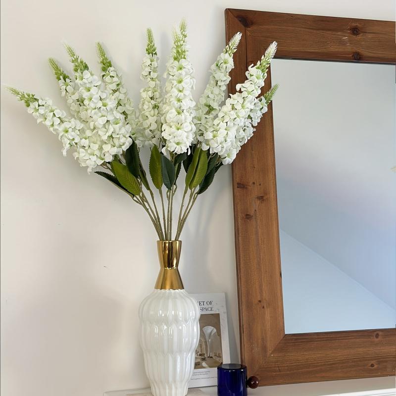 Real Touch Hyacinth Flower Arrangement for Home Office Cafe Wedding
