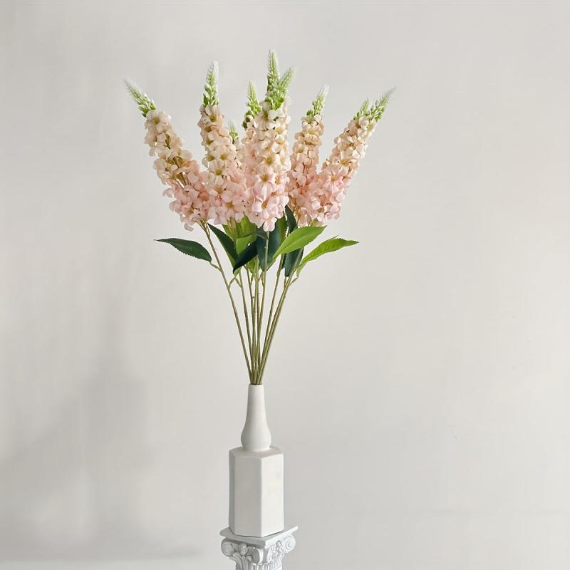 Real Touch Hyacinth Flower Arrangement for Home Office Cafe Wedding