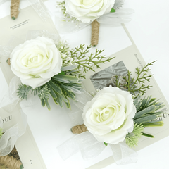 Stylish Boutonniere for Men - Perfect for Weddings, Groomsmen, Anniversaries
