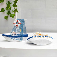 Nautical Sailboat Room Decoration Miniature - Mediterranean Style Ornaments