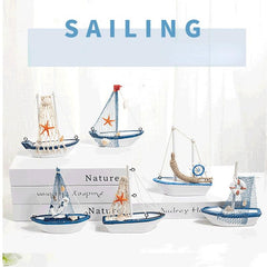 Nautical Sailboat Room Decoration Miniature - Mediterranean Style Ornaments