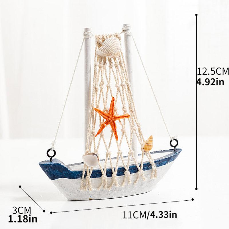 Nautical Sailboat Room Decoration Miniature - Mediterranean Style Ornaments