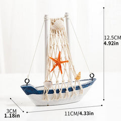 Nautical Sailboat Room Decoration Miniature - Mediterranean Style Ornaments