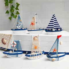 Nautical Sailboat Room Decoration Miniature - Mediterranean Style Ornaments