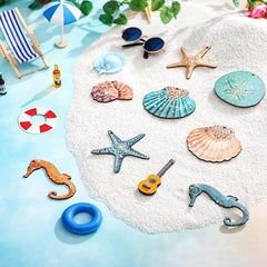 Summer Ocean Theme Shell Seahorse Hanging Decoration