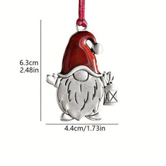 Christmas Tree Pendant Metal Hanging Ornament Holiday Accessory